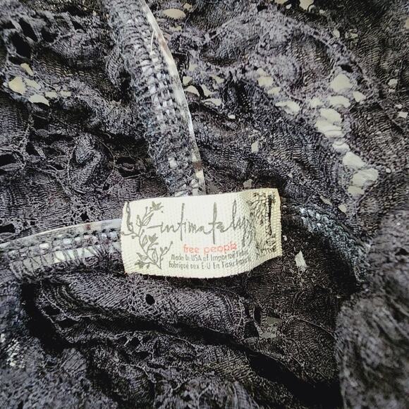 NEW Free People Intimately Free Black Lace Day and Night Long Sleeve Bodysuit - Picture 7 of 13